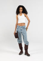 Relaxed Fit Blue Denim For Her