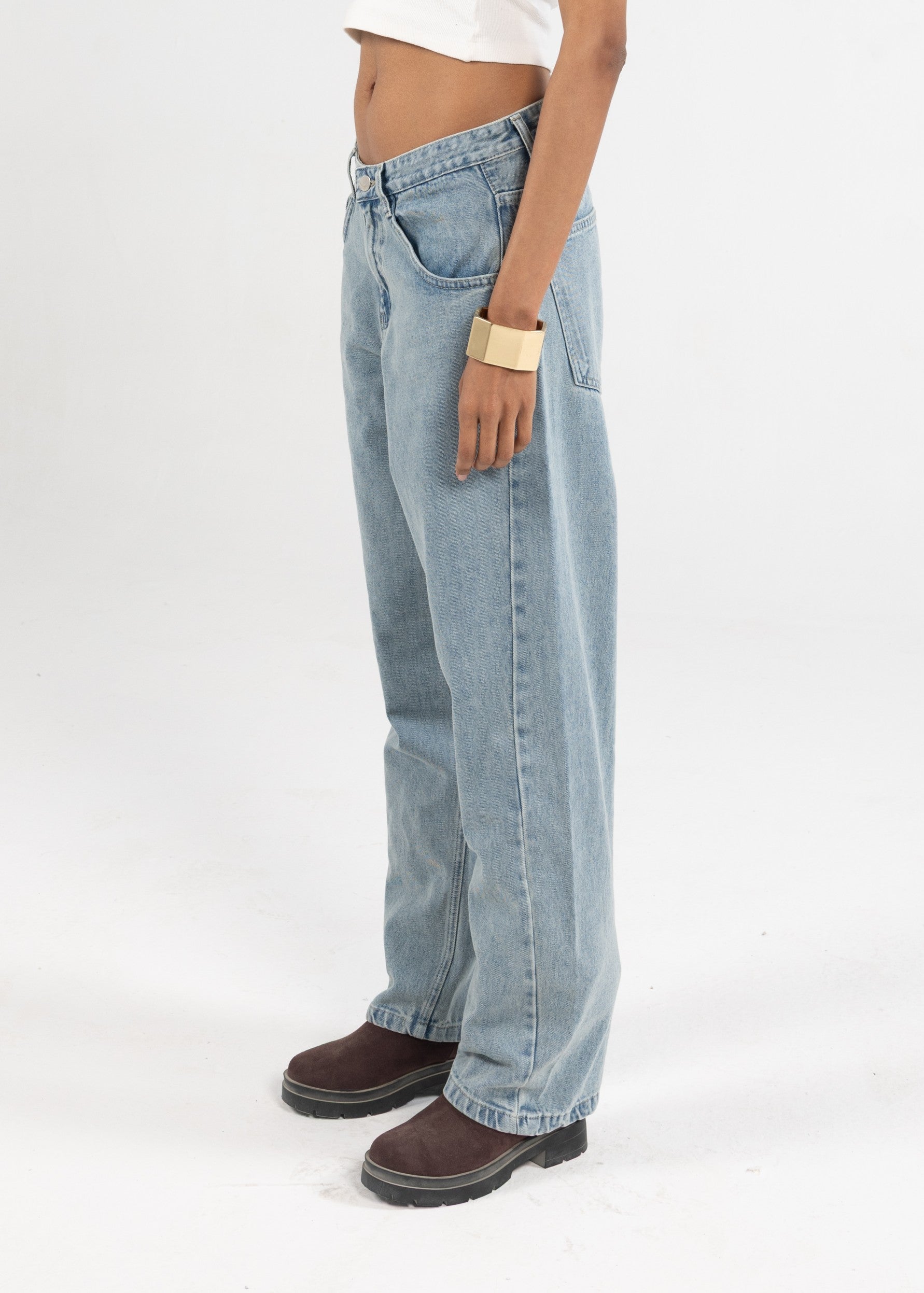 Relaxed Fit Blue Denim For Her